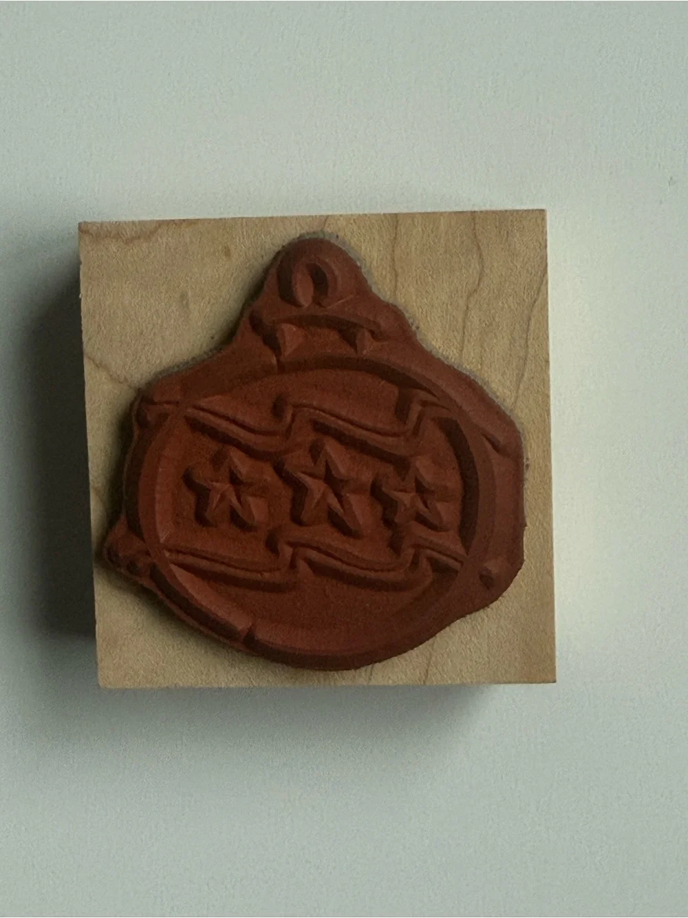 Penny Black 2000 Star Ornament Rubber Stamp 1894E